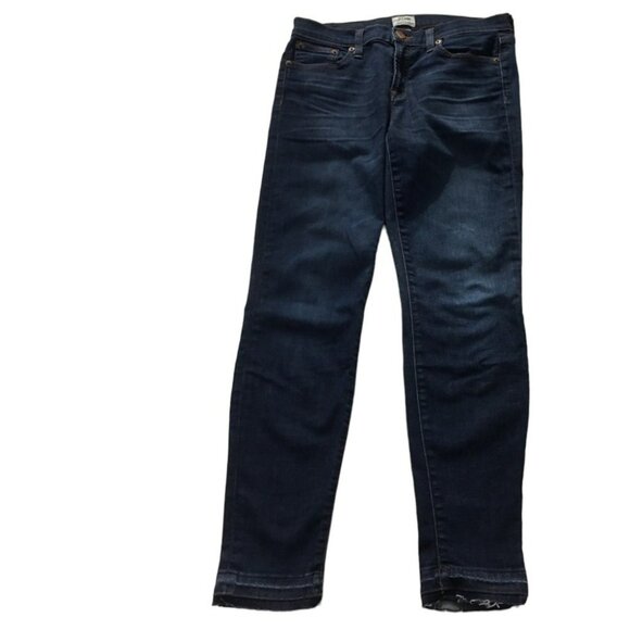 J.Crew Mens Toothpick Jeans Size 28/32 Dark Wash Denim Cotton/Elastane - Picture 9 of 10